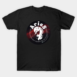 Cosmic Aries Zodiac Character T-Shirt
